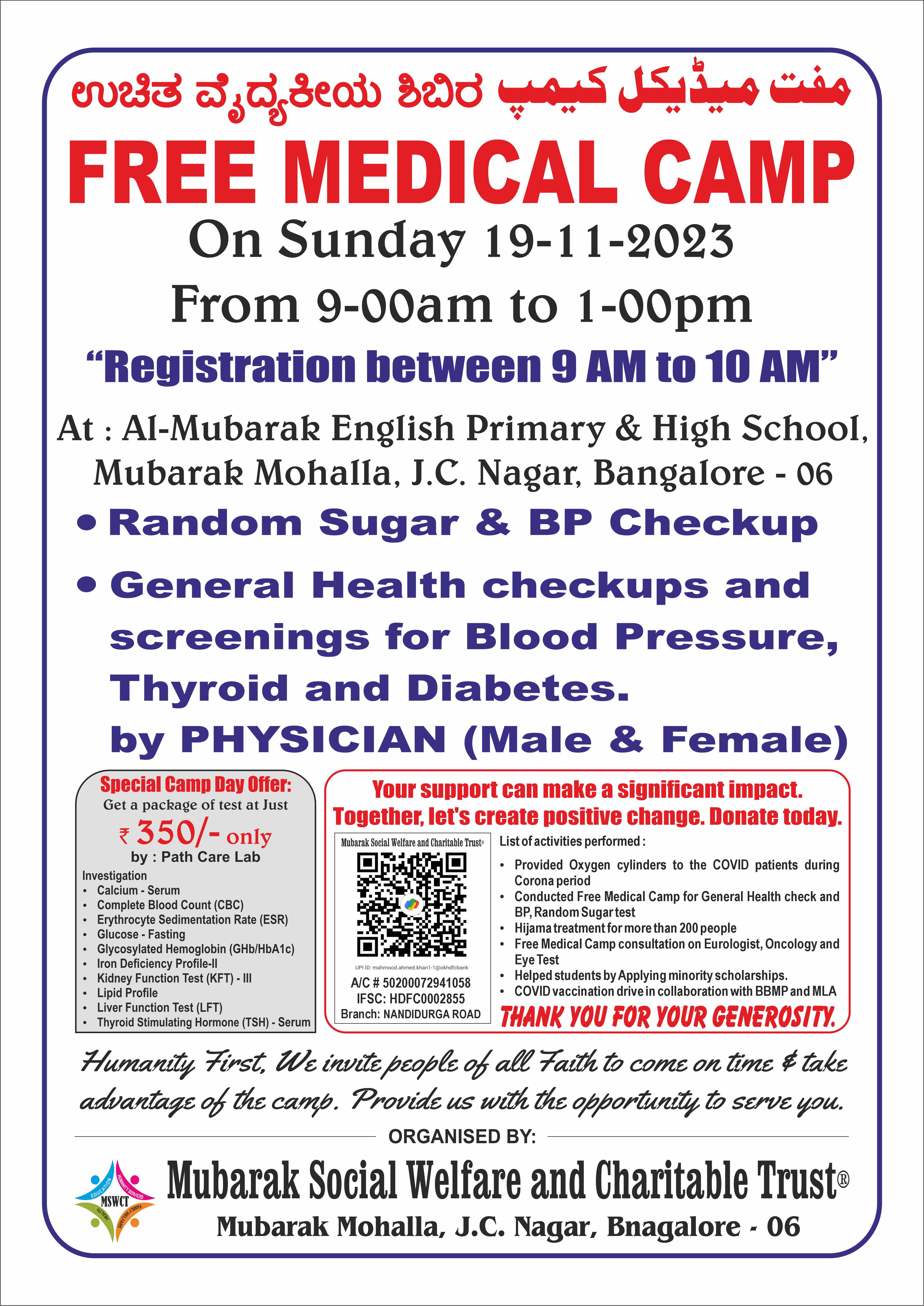 Past Event: Free Medical Camp